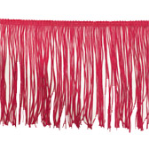 Vágott végű rojt 15 cm hosszú - CHERRY RED - Col.148